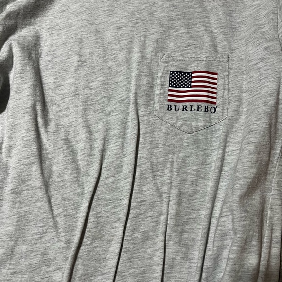 BURLEBO LS tee. raised on Reagan. Size Medium - Picture 2 of 2